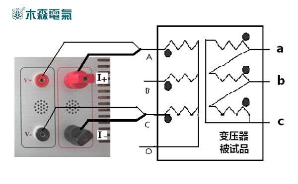 江西直流電阻測試儀操作步驟測量接線圖